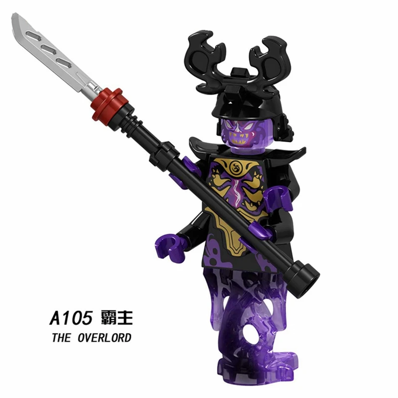 Конструкторы ниндзя, фигурки Kai, Jay, Cole Zane Lloyd Nya Garmadon Skylor, фигурки из фильма ниндзя, Наборы Кубиков, игрушки для детей - Цвет: A105