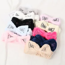 AliExpress, импортные товары, ОМГ бант, повязка для волос, Женская теннисная красная маска для мытья лица, маска для макияжа, головная повязка лента для волос