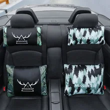 Twocities подушка для поясницы вспомогательная подушка мягкая хлопковая спинка с рисунком оленя стул для дома офиса поясничная Подушка под поясницу