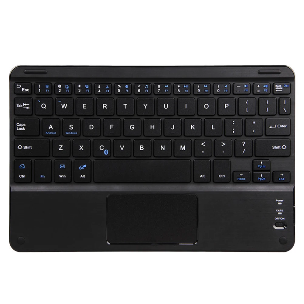 Black Беспроводная мини-клавиатура Bluetooth 3,0 с сенсорной панелью мыши для iOS Android Windows JHP-лучший - Цвет: Black