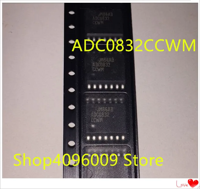 Новинка; 10 шт./лот ADC0832 ADC0832CCWM ADC0832CIWM ADC0832CIWMX SOP14