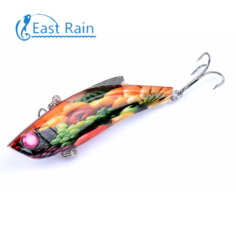 East Rain, 9 см, 26,5 г, наживка для пресной воды, соленой рыбалки, Тонущая приманка VIB, искусственная жесткая наживка - Цвет: A 1pcs