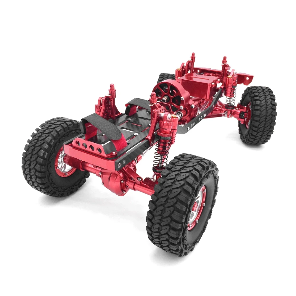 JKMXRC 1/10 ROCK CRAWLER RC автомобиль сплав и карбоновая рама осевой SCX10 шасси 313 мм Колесная