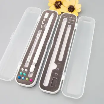 

For IPad Pen Holder Bag Pen Pencil Transparent Protective Storage Case For Apple Pencil 1/2 Carrying Pouch Sleeve