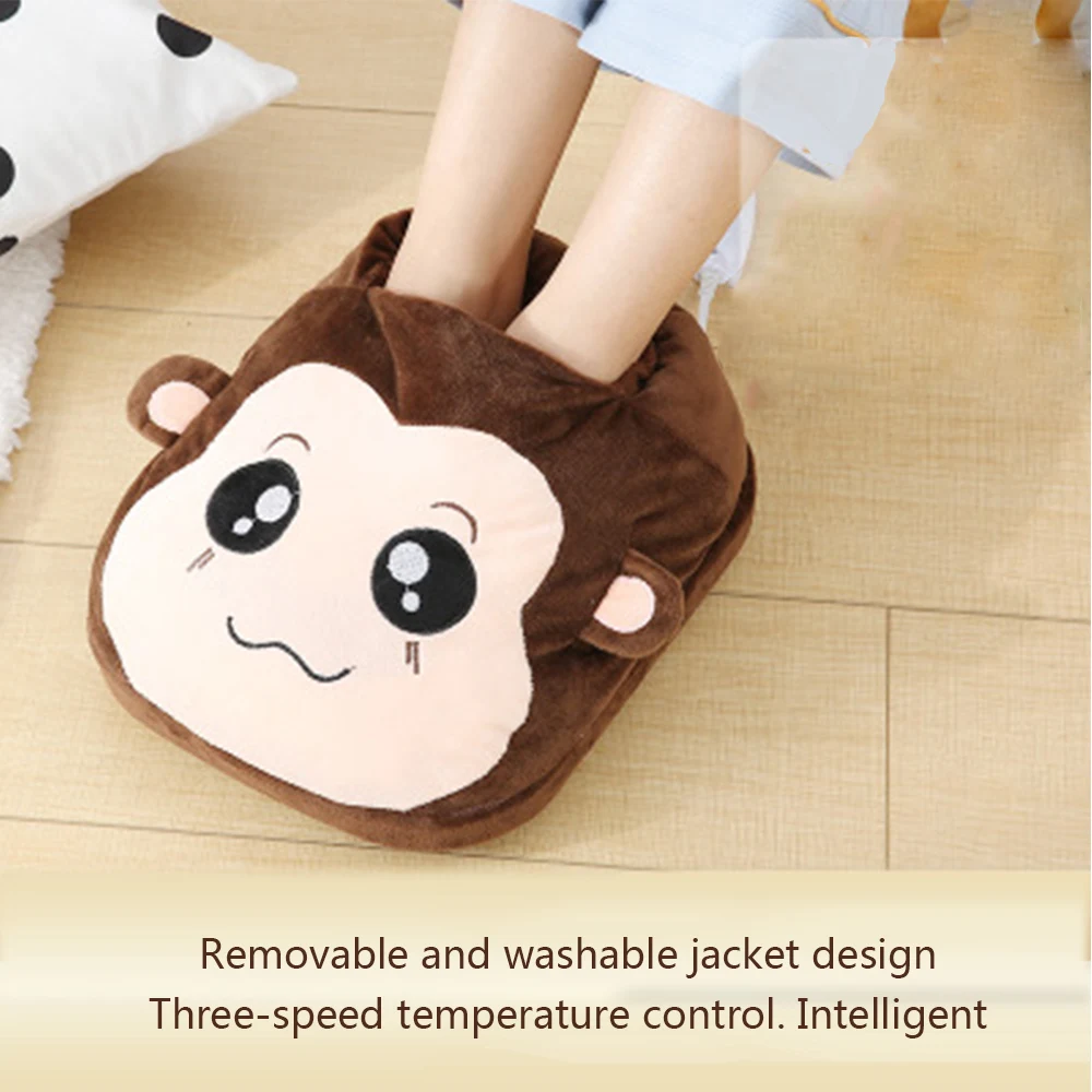 

Plush Foot hand Warmer Winter Feet Warmer Slippers Sofa Chair Cushion Pillow for Office Decoration Home USB Hand Warmer