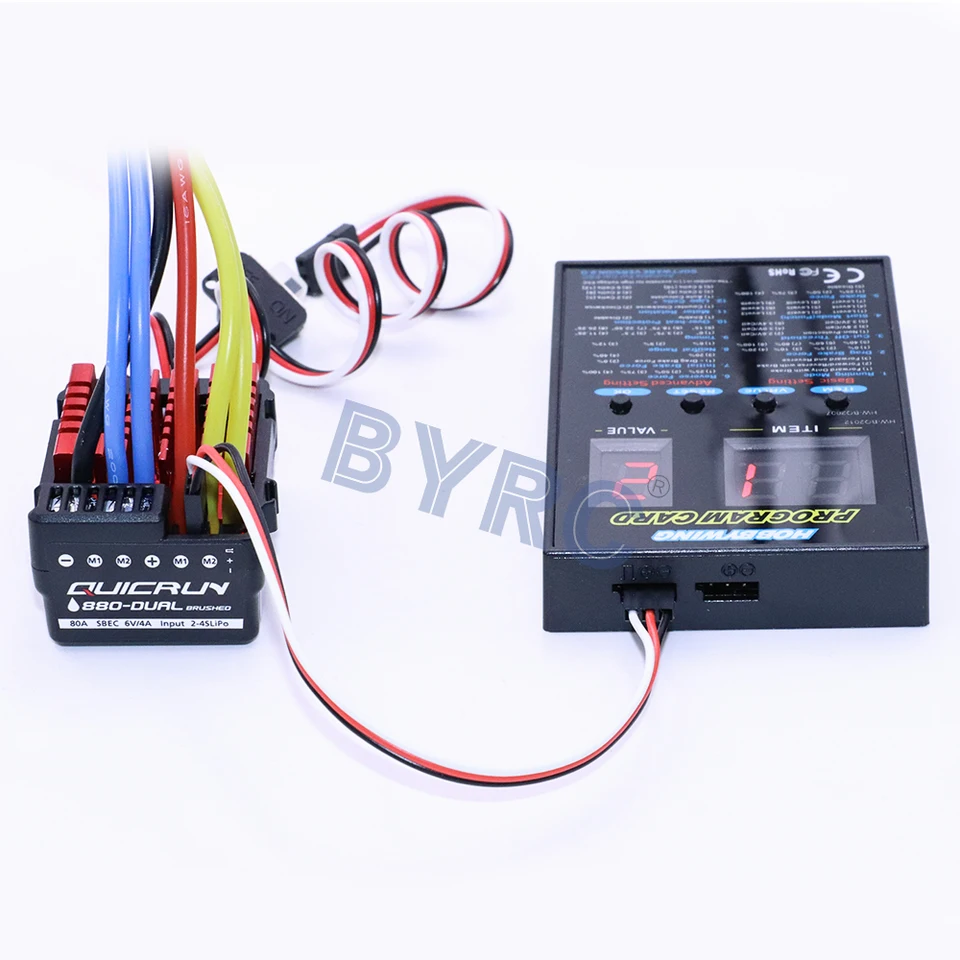 Hobbywing ファイアフェニックス RC プログラムカード XERUN EZRUN SC8