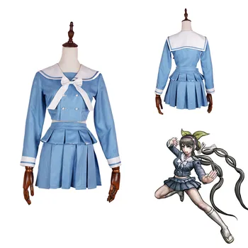 

Danganronpa V3: Killing Harmony Chabashira Tenko Sailor suit Cosplay Costumes Halloween Lady Girl JK Uniform Pleated Skirt