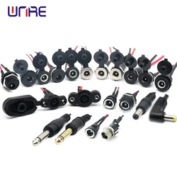 5.5x2.1mm 5.5*2.1 DC Female Power Jack Cable Plug Wire Adapter Connector DC Socket dc-021 dc-022 dc-025m dc-099 With Cable