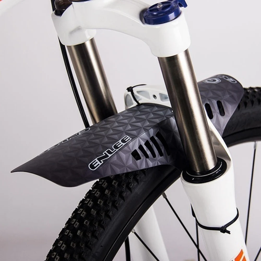 MTB Bicycle Fender Mountain Road Bike Front Rear Plastic Mudguard Rainplate Bike Wings Mud Guard Bicycle Accessories for Bicycle