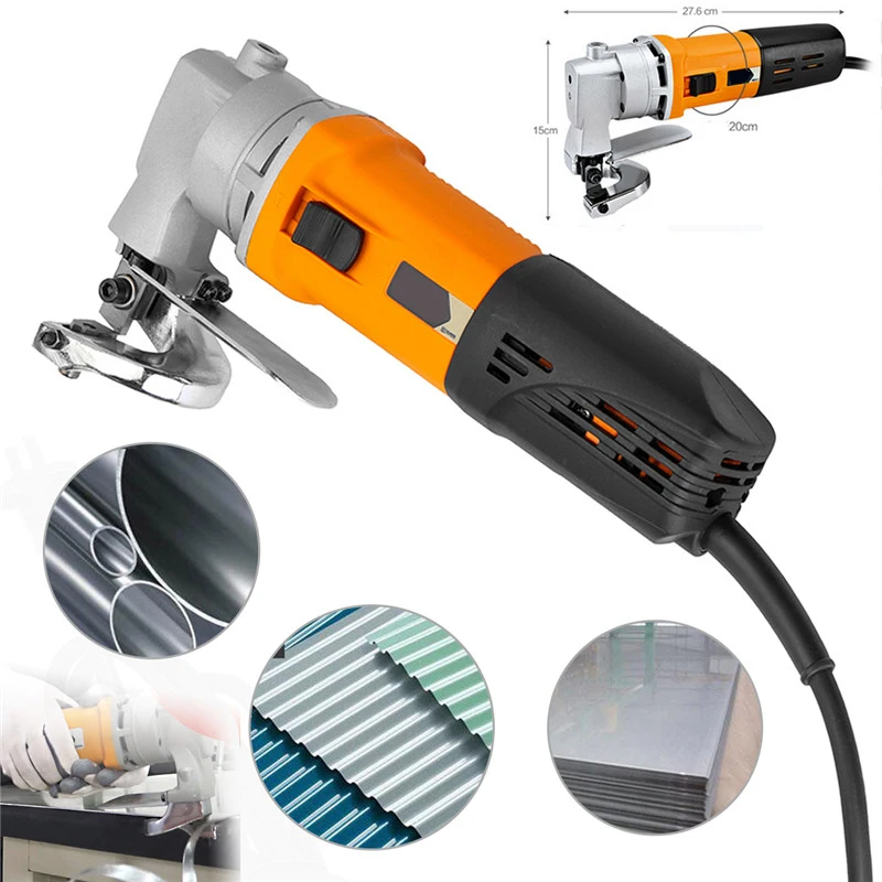 

500W 220V Heavy Duty Electric Sheet Metal Shear Cutter Nibbler Cutter Metal Cutting Tools 2600r/min