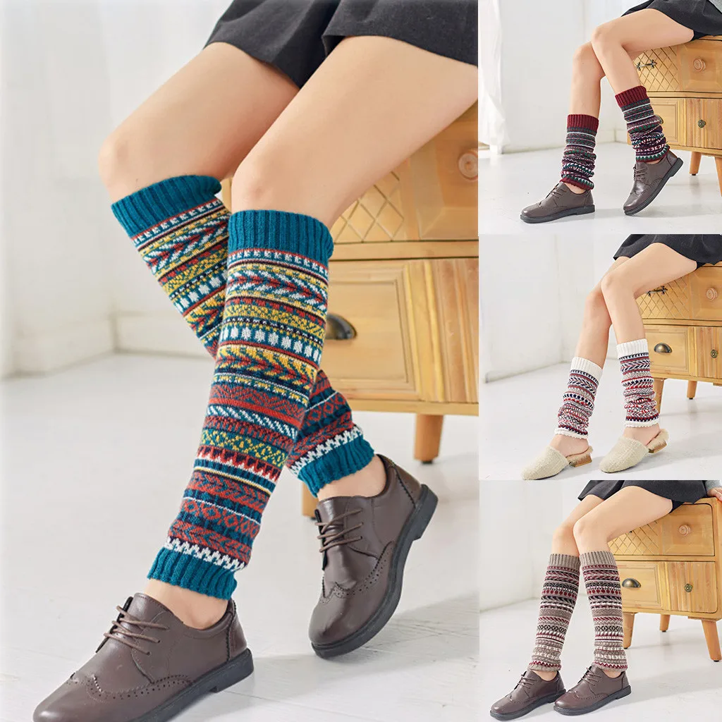 Women Cold Protection Warm Stockings Ladies Thigh High Over The Knee Long Solid Stockings Chaussette Femme Skarpetki Damskie