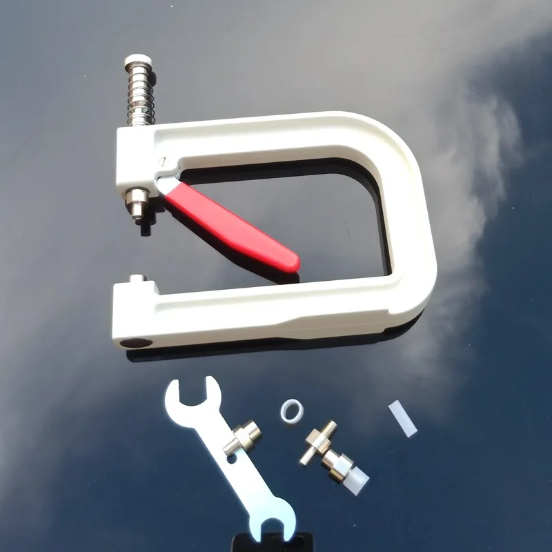 Portable Beading machine hand press for ABS no hole four claw nail imitation pearl beading machine rivet machine jewelry DIY