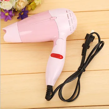 

10pcs fan hair drier Mini Hair Dryer with Nozzle Adjustable Airflow Fast Drying Low Noise Portable Travel Household Hair Dryer