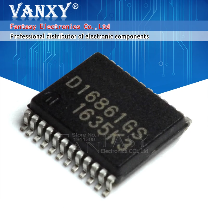 1 шт. D16861GS SSOP24 D16861 SSOP 16861GS SMD SOP SMD|smd|free |
