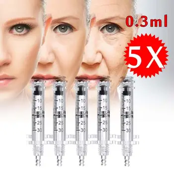 

5pcs Replacement Hyaluron gun Accessories Non Invasive Wrinkle Removal Atomizer Nebulizer Accessorie lip dermal filler injector