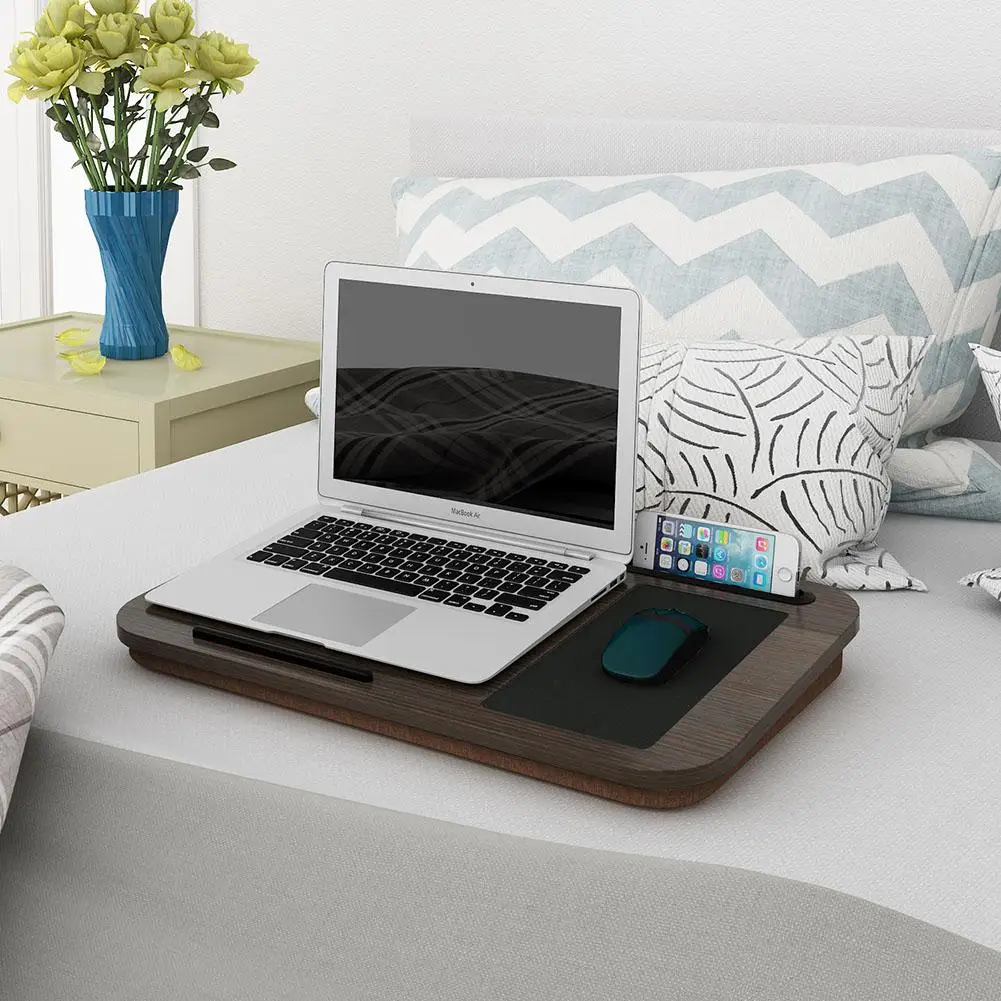 

Portable 48.5X30CM Handy Lap Tray Laptop Table Outdoor Learning Desk Lazy Tables New Laptop Stand Holder For Bed For Notebook