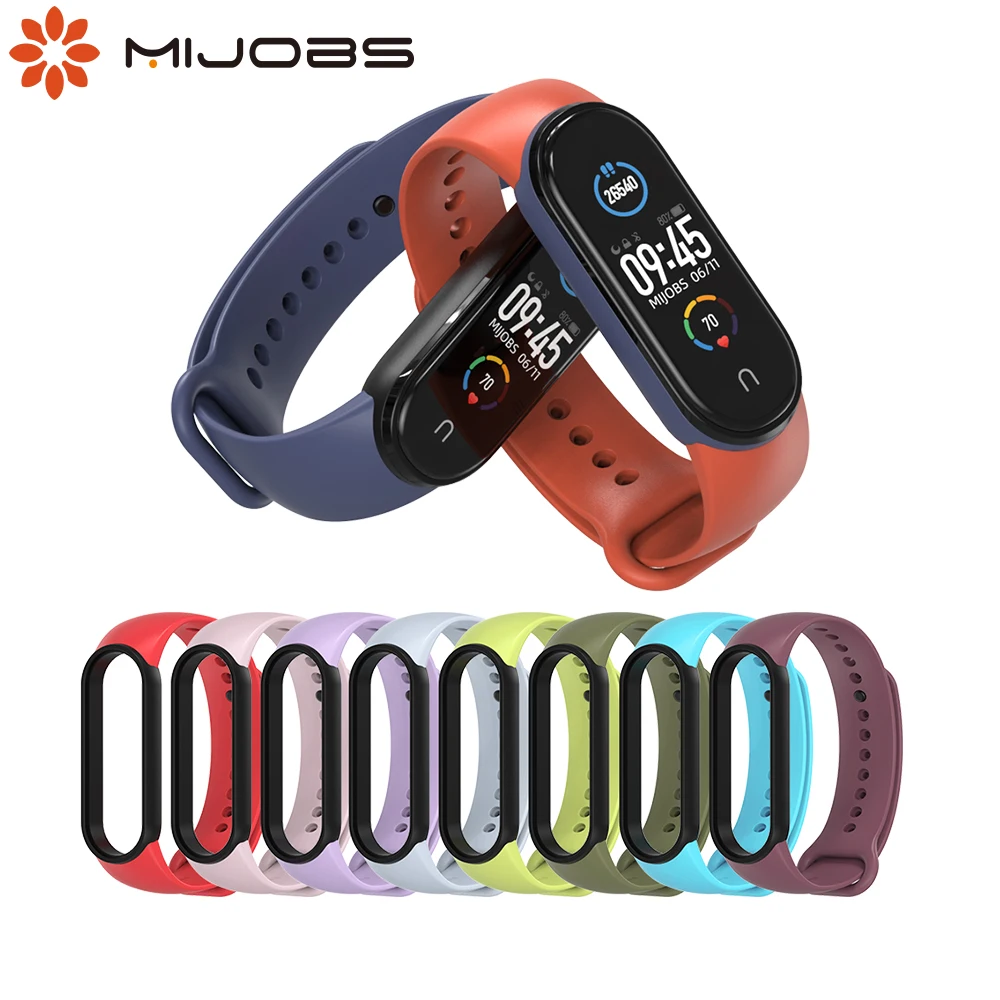 

Wrist Strap For Xiaomi Mi Band 6 7 Strap Silicone Wristband For Xiao Mi Mi Band 5 Bracelet Colorful Miband 5 For Amazfit Band 5