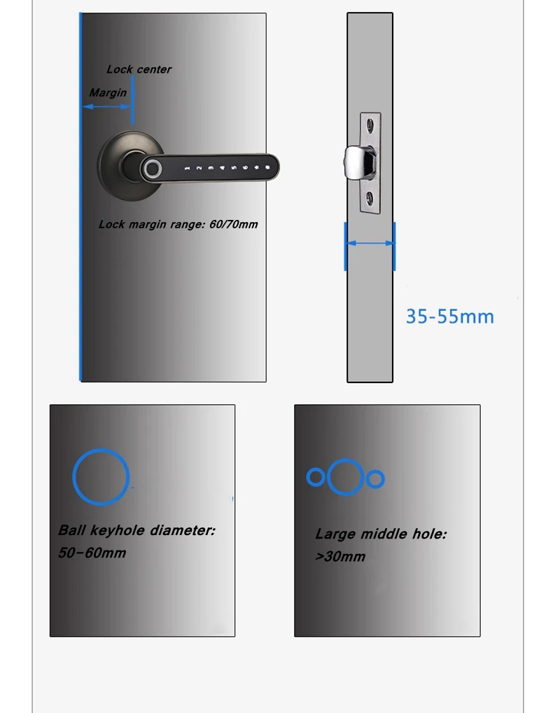 Password Finerprint Smart Lock 9