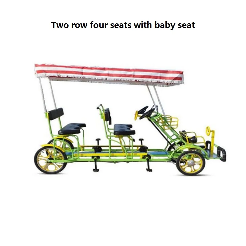2pcs/lot Pedal 3 Person Surrey Bikes 