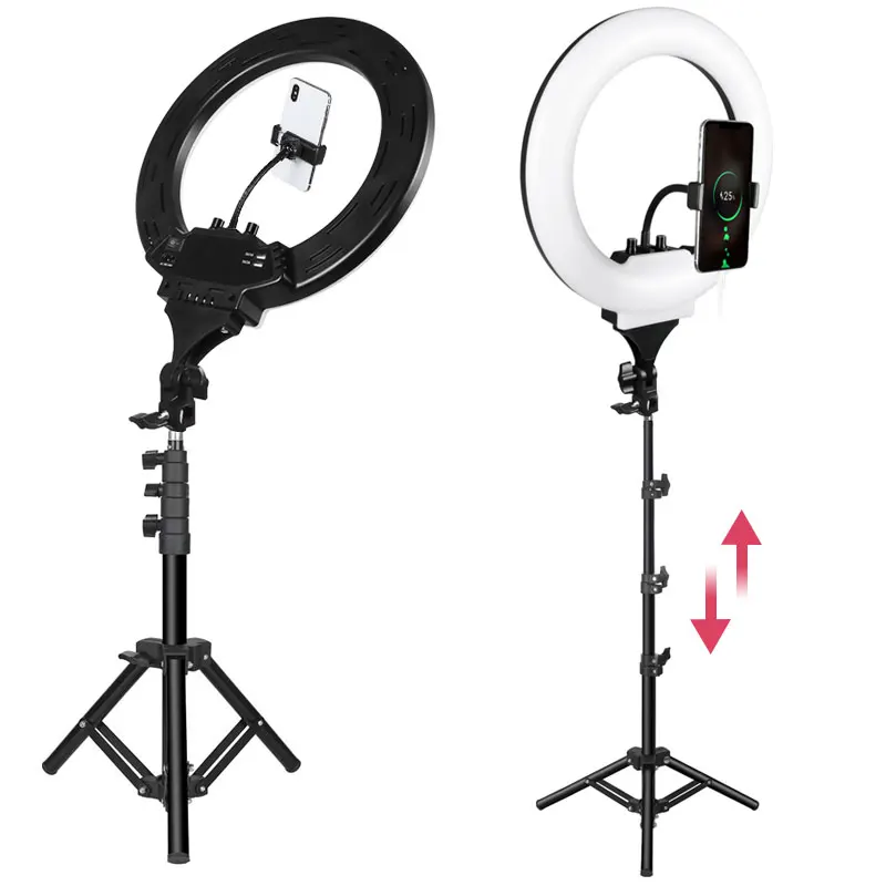 Фотостудия 6 ''10'' 14 ''светодиодный кольцевой свет Ringlight штатив подставка держатель телефона фотографическое селфи кольцо свет для YouTube видео