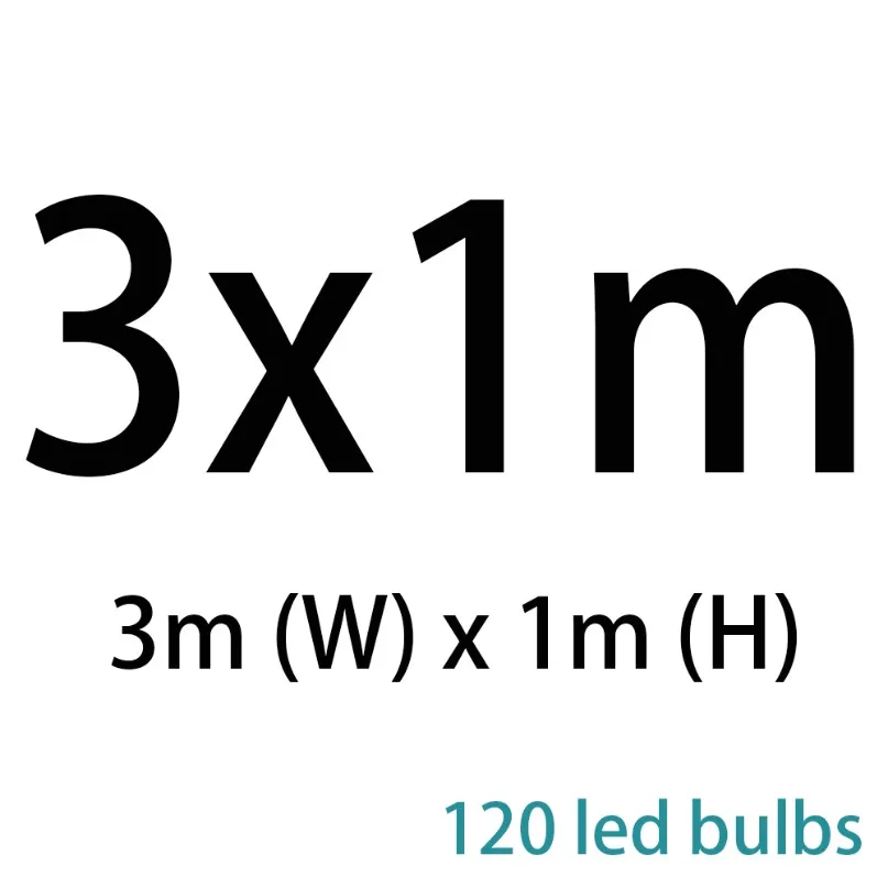 m 2x2/3x3/3x6 м Светодиодная сосулька, светодиодная занавеска, сказочный светильник, сказочный светильник, 300 светодиодный Рождественский светильник для свадьбы, дома, окна, вечерние украшения - Испускаемый цвет: m