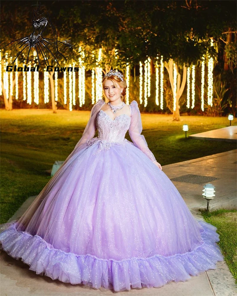 Purple Cinderella Prom Dresses