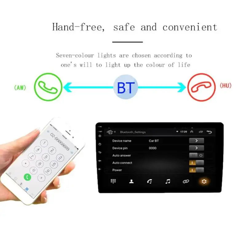 VODOOL 10101 2din Android 8.1 Auto Radio Multimedia-Player 2 Din 101