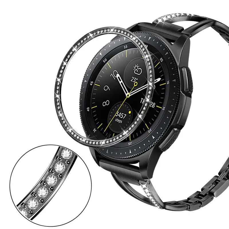 Для samsung galaxy watch42мм 46 мм металлическое защитное кольцо Применимо для samsung Watch бриллиантовое кольцо обода кольцо 46 мм/42 мм
