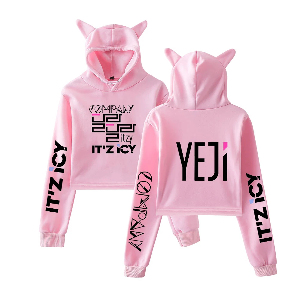 ITZY толстовка с капюшоном Dragon Ball Harajuku Kawaii худи с кошкой в Корейском стиле пуловеры женские укороченные толстовки лето и осень