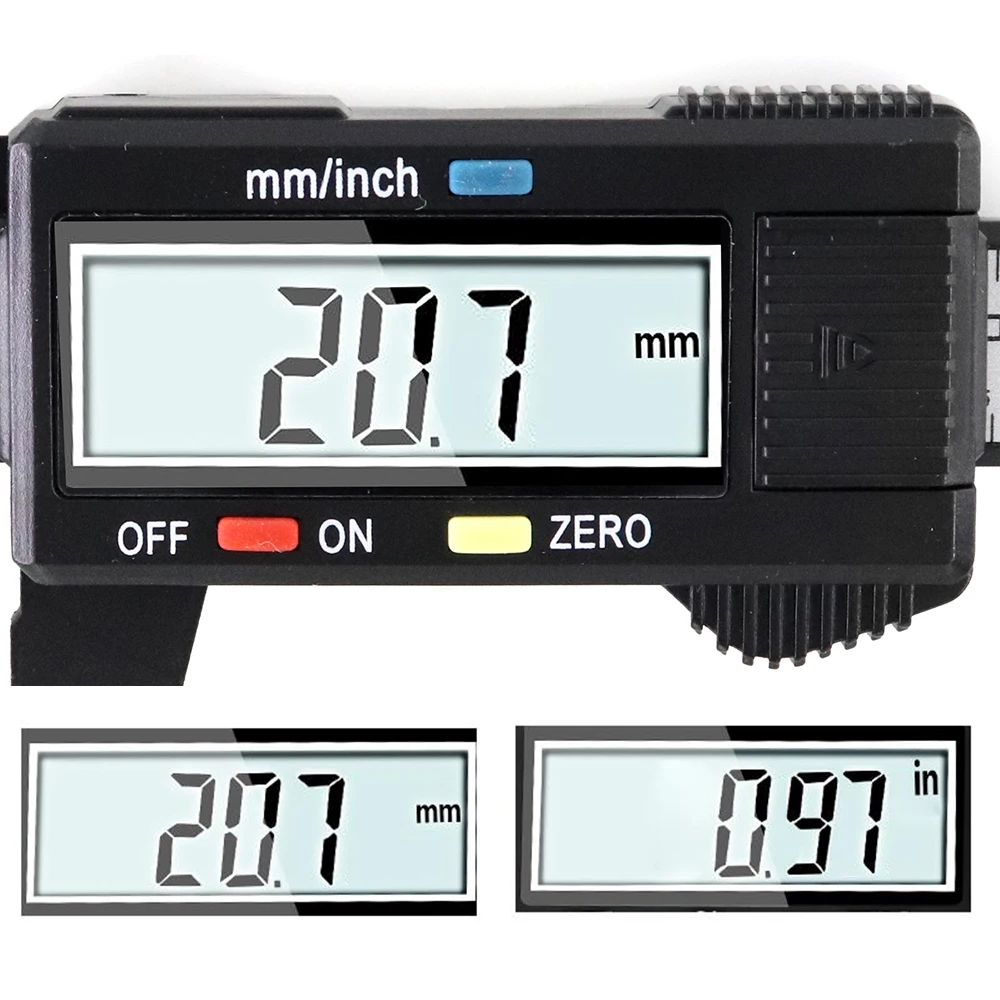 100mm150mm 6 inch LCD Digital Electronic Vernier Caliper Gauge Micrometer Measuring Tool vernier caliper