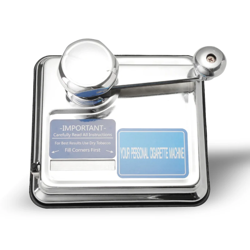 Push-pull portable metal manual cigarette machine filling materials with empty pipe tobacco filler