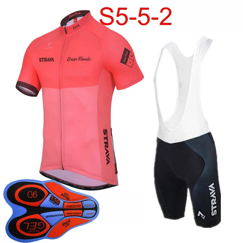 Team strava белая одежда для велоспорта, Мужская одежда для велоспорта Ropa, летние профессиональные майки для велоспорта, гелевые велосипедные шорты 1231 - Цвет: cycling jersey sets