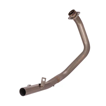 Slip On Motorcycle Exhaust Front Link Pipe Head Connect Tube Titanium Alloy Exhaust System For Honda CB300R 2018-2021