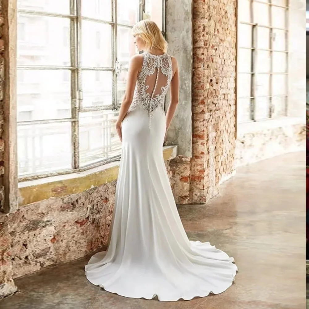 Robe de Mariage/Свадебные платья с открытыми плечами; коллекция года; цвет слоновой кости; простое атласное платье; Vestidos de Novia Princess Trouwjurken; сексуальное платье Abito Sposa