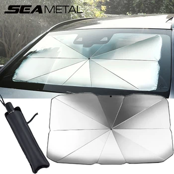 

Car Sunshade Cover Interior Auto Windshield Covers Summer Car Sun Shade Cover Front Window Umbrella UV Protector Accessories