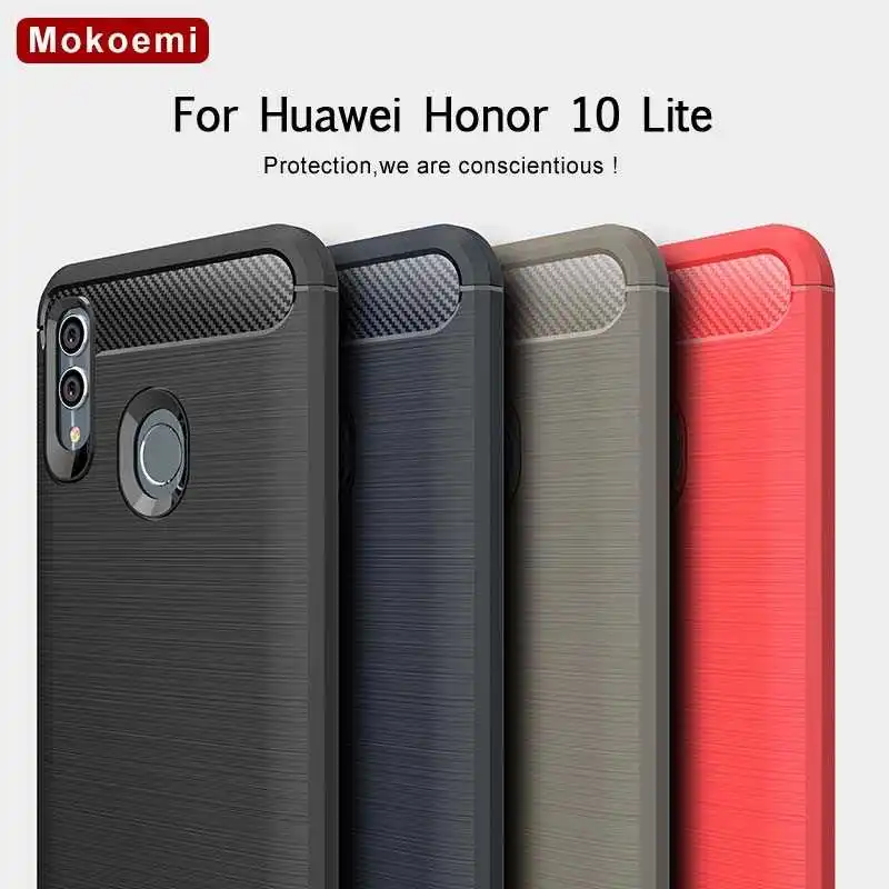 

Mokoemi Fashion Shock Proof Soft Silicone 5.65"For Huawei Honor 10 Lite Case For Huawei Honor 10 Lite Cell Phone Case Cover