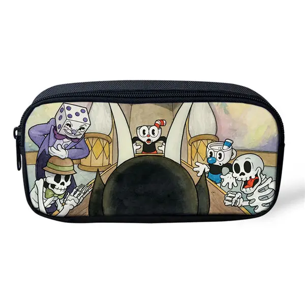 CDWX4372K HaoYun Cuphead Mugman, школьные сумки для подростков, мальчиков и девочек, мультяшный игровой рюкзак, Mochila, Студенческая сумка для книг, набор из 3 предметов, школьная сумка - Цвет: CDWX4372K