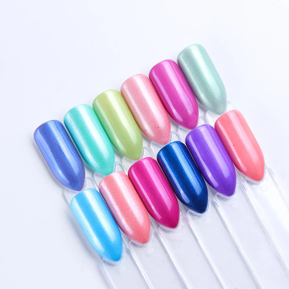 Chrome Nail Art Glitter Pigment Mirror Dipping Powder Super-fine Colorful Shimmer Pearl Powder Nail Decorations Dust LAZGF-2 nail powder nail glitter nail pigment nail decoration nail decorations