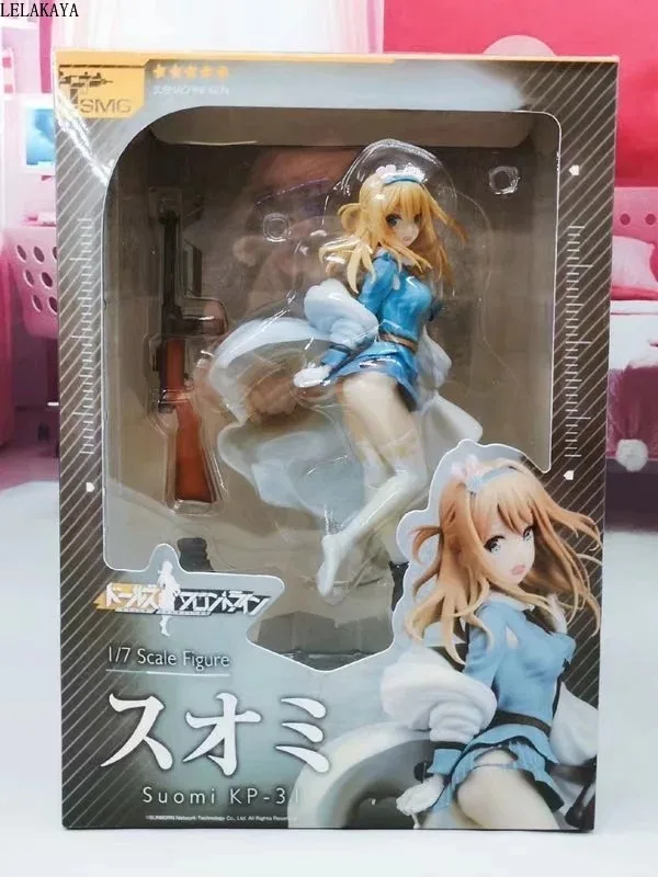 Tanie Anime Girls linii frontu 2 pokoleń FAL śmieszne rycerzy sexy dziewczyny Suomi KP 31 pcv figurka model kolekcjonerski zabawki dropshipping