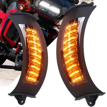 

for Road Glide Front Led Turn Signal Light with White DRL For 2015-2020 Road Glide Led Turn Signal Lights Motorcycle Lamp New