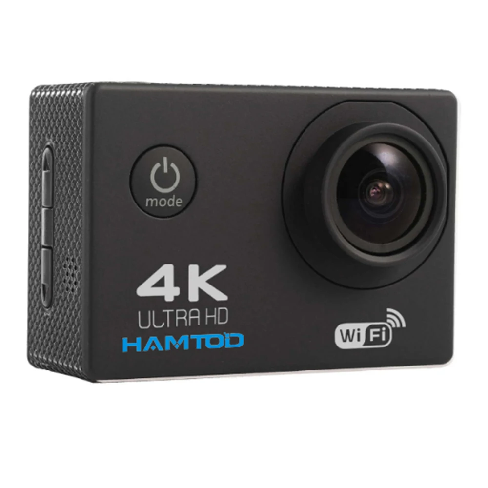 HAMTOD H9A Pro 2,0 дюймов lcd 4k ultra HD Экшн камера Поддержка WiFi Спортивная камера с пультом дистанционного управления и водонепроницаемый чехол