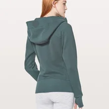 Lu Йога Костюм Повседневная Толстовка Йога куртка осень и зима классический стиль плюс бархатная Толстовка спортивная куртка для бега йоги