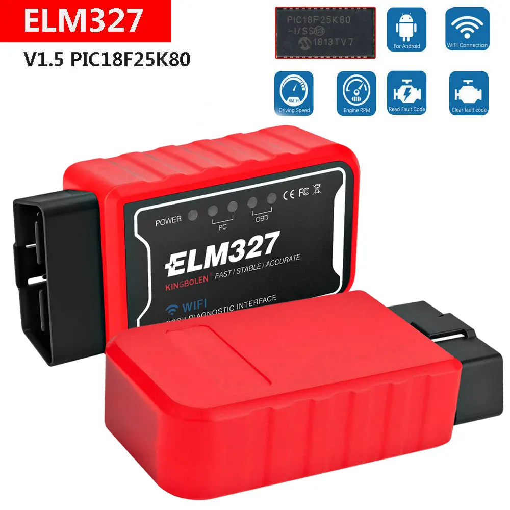 ELM327 OBDII считыватель кодов двигателя для Jaguar XF XE X250 F PACE TYPE S X Type Wifi /Bluetooth OBD2 сканер