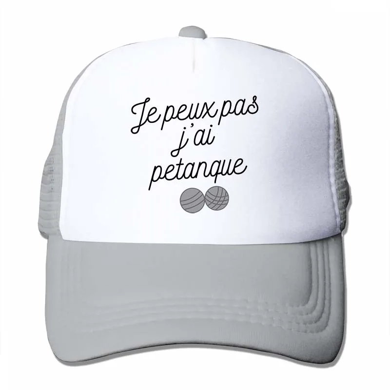 Jpeux pas jai Petanque, бейсболка для мужчин и женщин, бейсболки, модная Регулируемая Кепка - Цвет: 4-Gray