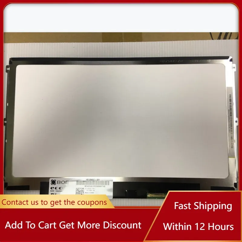 ЖК-экран 12 5 дюйма для Dell Latitude E5250 E5270 E7240 E7270 HB125WX1-100 HB125X1-201 B125XTN03 HB125WX1-201 eDP 30 Pin |