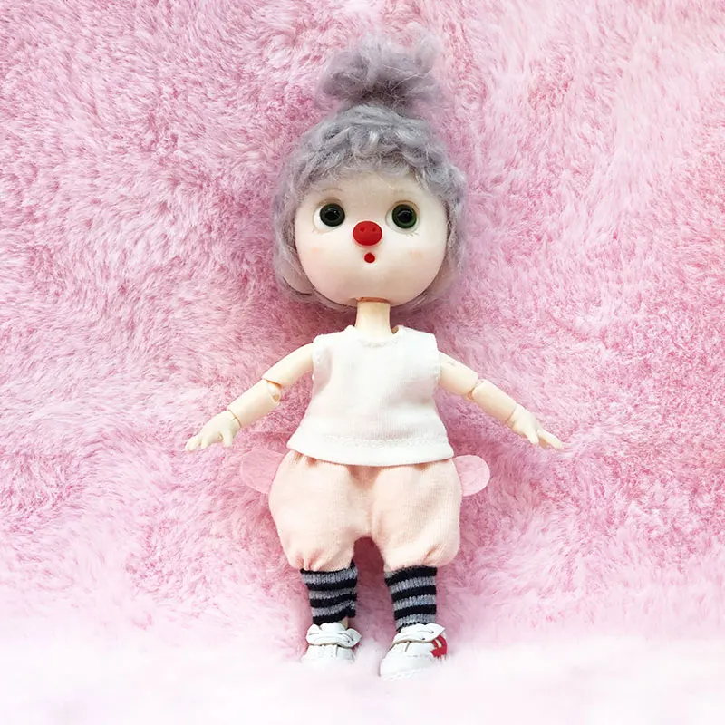 Ob11 Кукла Одежда Подтяжки Брюки 1/12 BJD Кукла одежда красивый узел свинья вельветовые брюки мини Obitsu 11 кукла аксессуары