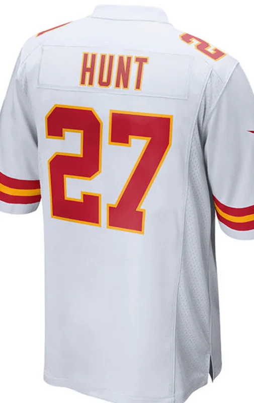 27 футболка Kareem Hunt 15 Патрик мэдомс 10 Tyreek Хилл Канзас 87 Трэвиса келсе 14 Уоткинс 29 Берри 50 ХЬЮСТОН майки - Цвет: Limited