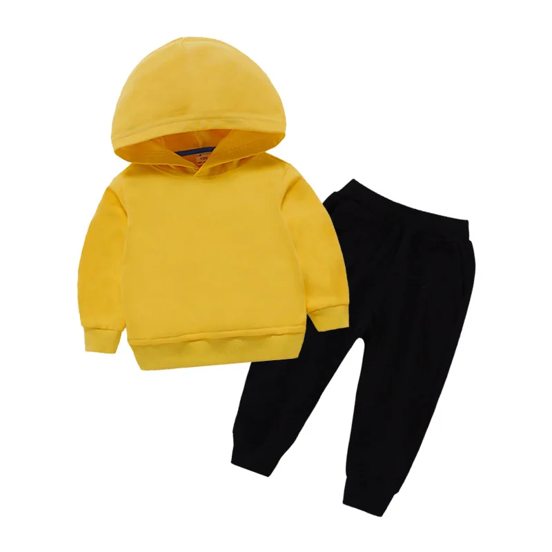 2019 осенний комплект одежды для мальчиков 3t Топ с длинным рукавом + штаны одежда и