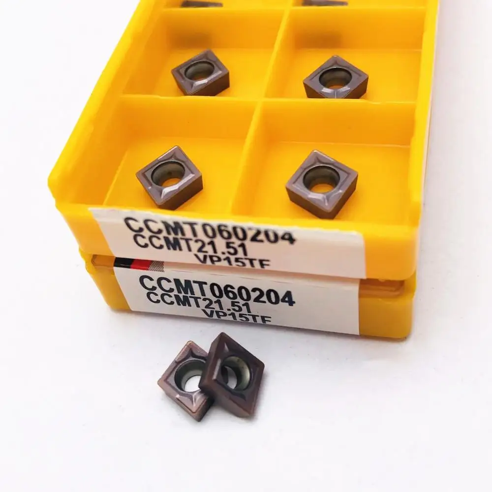 

CCMT060204 VP15TF high quality universal hard alloy CCMT060204 CNC lathe tool machine tool accessories turning tool