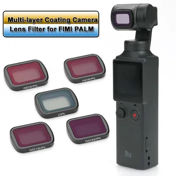 

Multi-layer Coating Camera Lens Filter CPL ND4 ND8 ND16 ND32-PL Filters Kit for FIMI PALM Camera Gimbal Camera Accessories